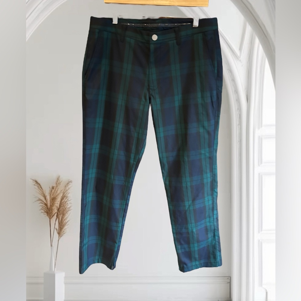 NEW BONOBOS‎ MAIDE Men’s Highland Plaid Performance Fabric Golf Pants 35x32